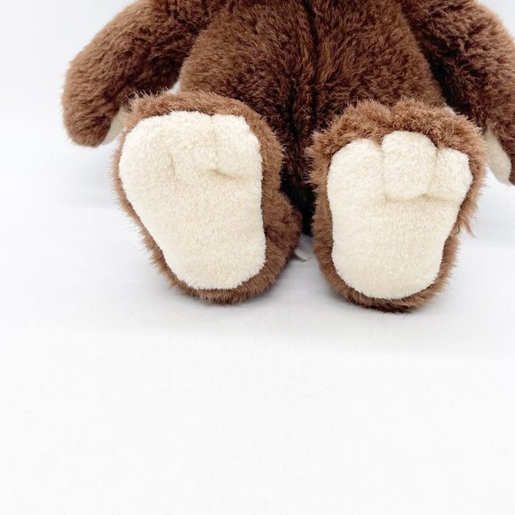 Gund Brown Tan Feet Teddy bear 1991 Plush Stuffed Animal 13 Inch - Picture 4 of 7